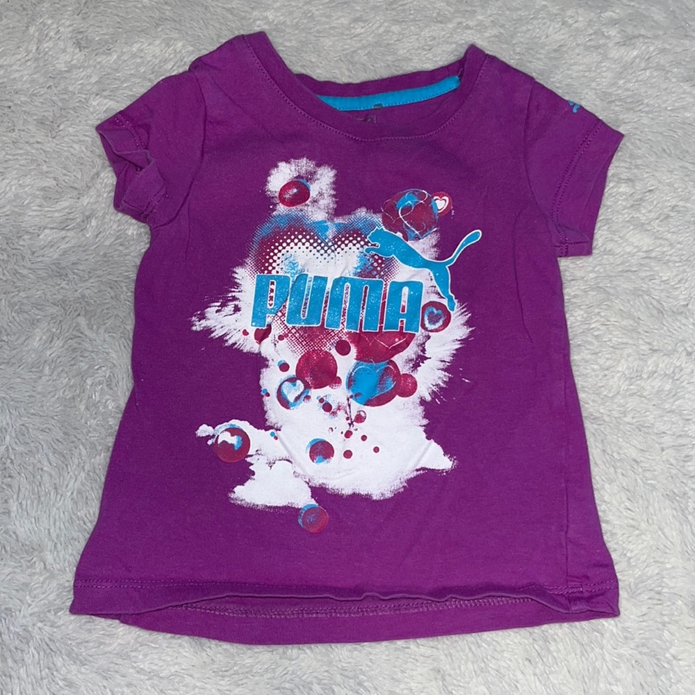 puma purple tee